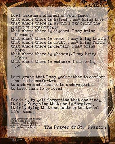 Amazon.com: Prayer of St. Francis ~ The Eleventh Step Prayer ...