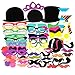 Seekingtag Photo Booth Props 62 Pieces DIY Kit for Weddings, Photo Shoots & Special Events Party Favors