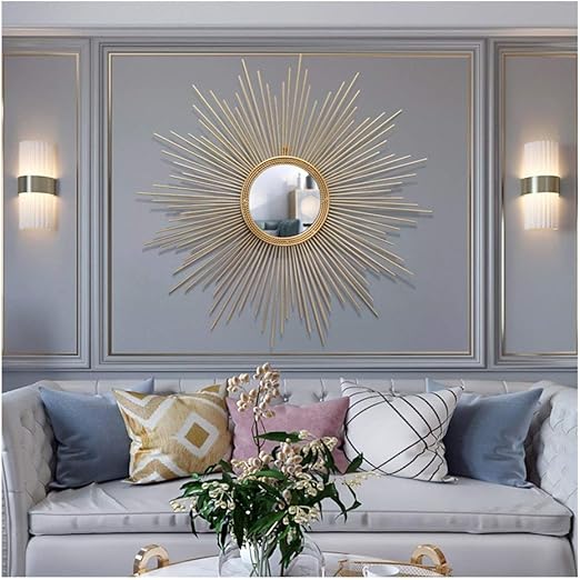 Espejos De Pared Moderno Hierro Forjado Espejo Decorativo