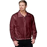 AFC Men's Lightweight Windbreaker Zip Up Jacket Small to 6x Big & Tall Coat