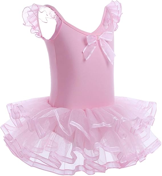 Robe De Ballet Pailletée Pour Fille - Tutu, Brillante, Idéale Pour Spectacles Et Entraînement