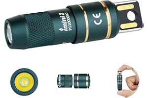 OLIGHT IMINI 2 Tiny Rechargeable Keychain Flashlight, 50 Lumens Portable Quick-Release Mini Flashlights with Magnetic Base, I