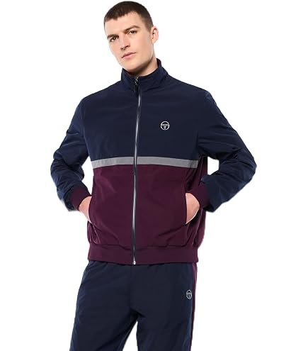 Sergio Tacchini Priorato Track Jacket Archivio- Maritime Blue, SM