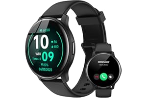 JEEJTEK Smart Watch for Men Women Answer/Make Calls/Quick Reply, Samsung Android iPhone Compatible Fitness Tracker with 100+ Sport Modes, Heart Rate Blood Oxygen Sleep Monitor IP68 Waterproof Smartwatch