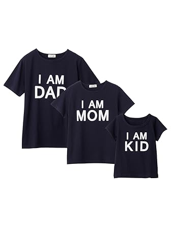 Amazon Angeliebe エンジェリーベ ロゴプリント 親子 Tシャツ セット