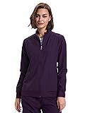 floralhue Scrub Jackets for Women, Zip Front