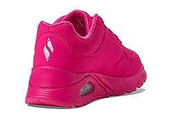 Skechers Girls Uno Gen1-Neon Glow Sneaker, Hot