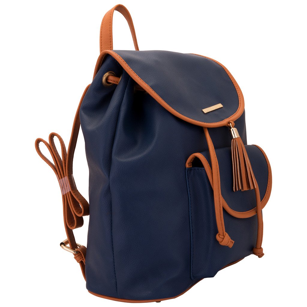 lapis o lupo women's backpack handbag ( blue,llbp0004bl)