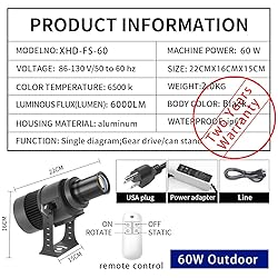 COLIFINE 60W Custom GOBO