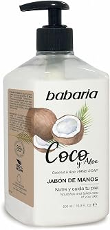 Babaria Coconut Aloe Hand Soap 500ml Moisturizing Cleanser Gentle view 1