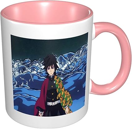 Amazon 富岡義勇 鬼滅の刃 マグカップ パターン コーヒーカップ ビッグマグ 330ml 陶器 おしゃれコップ おもしろ人気 景品 贈答品 男性 女性 Hugugo ホーム キッチン