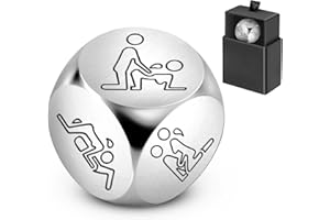 ADDWEL Valentines Funny Couple Gifts Date Night Games Decision Dice Gifts for Boyfriend Girlfriend Him Her Husband (Love)