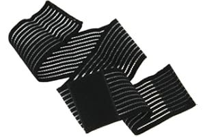 BXT Elastic Breathable Wrap Ankle Support Brace Compression Knee Elbow Wrist Ankle Hand Support Wrap Sports Bandage Strap with Hook & Loop Fastener Straps(A PIECE)