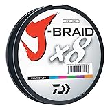 J-BRAIDX8, 500YD Filler Spool, Multi-Color, Mono