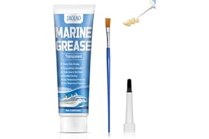 JAOJAO 100G Marine Grease Tube, Marine Grade Grease, Advanced Marine-Grade Protection Durability, Extreme Pressure Protection, for Steering Cables, Throttle and Shift Cables etc