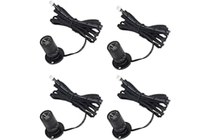 4pcs Mini Spot Lights with Dimmer, LED Dimmable Spotlight Lamp, 5V USB Powered Spotlight for Jewelry Showcase Porch Entryway 