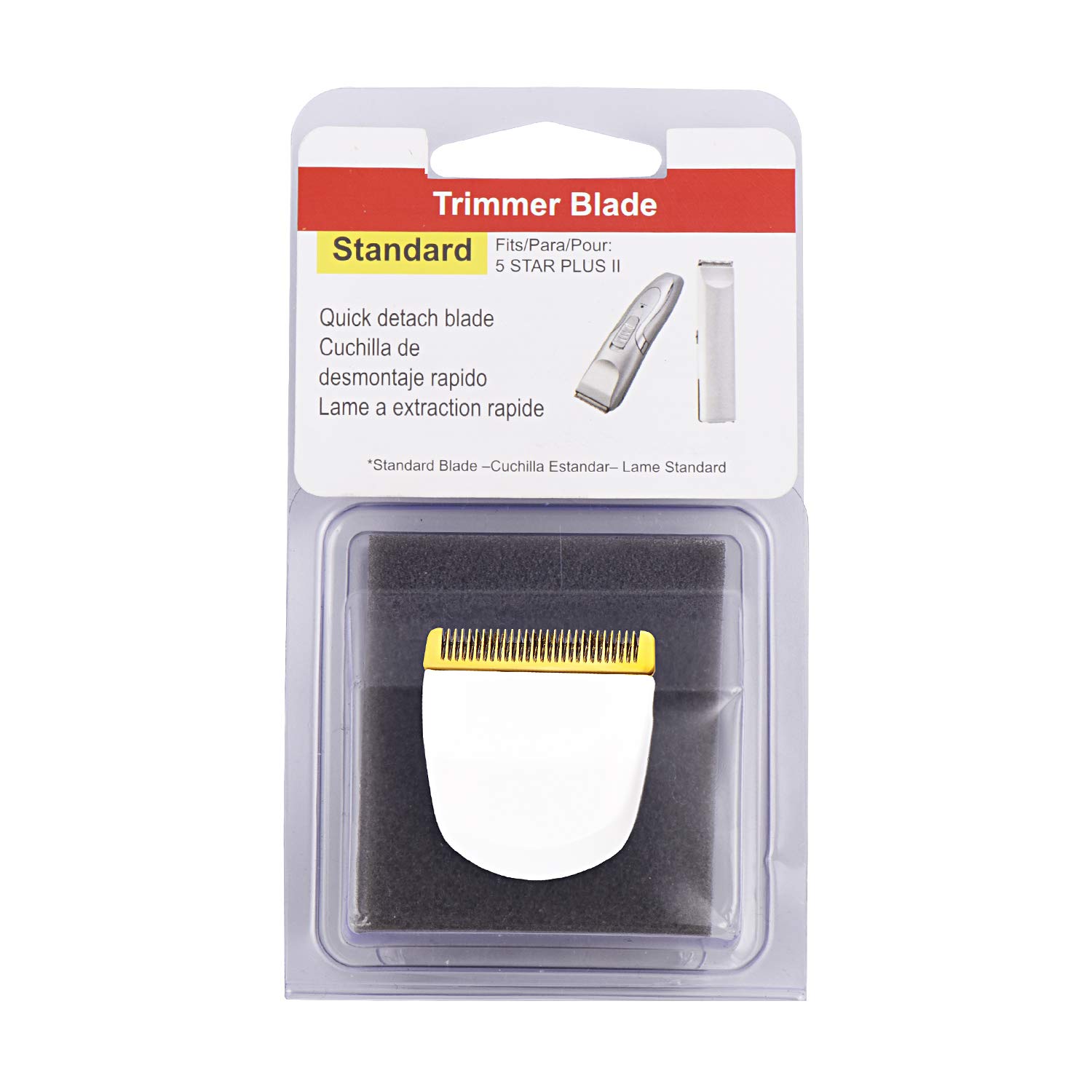 HONGNAL #2068-300 Professional Peanut Snap On Clipper/Trimmer Blades #8685-1301 Replacement Clipper Blade Detachable for Wahl Peanuts (White): Beauty
