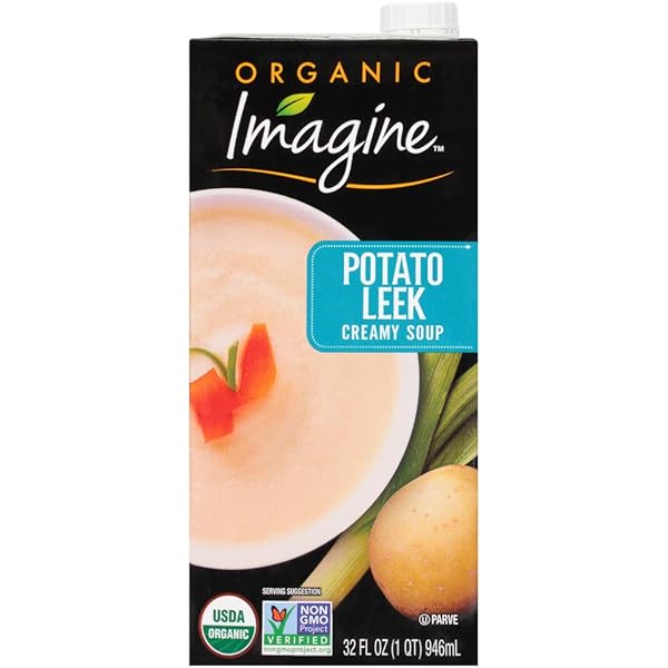IMAGINE ORGANIC CREAMY SOUP, POTATO LEEK, 32 OZ.