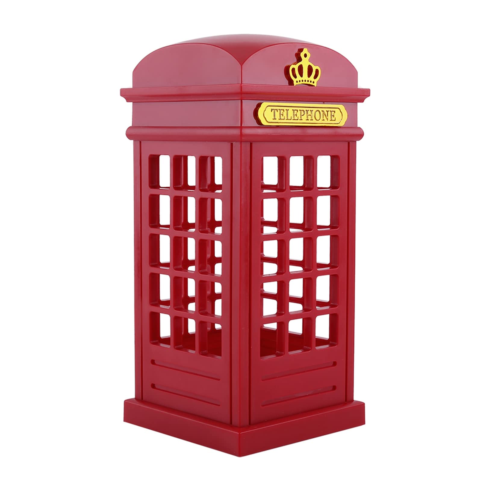 Greensen Bedside Lamp Night Light, Adjustable Brightness Portable Night Lamp, Retro London Telephone Box Bedroom Decor, Students Dormitory Illumination Home Bar Decorat