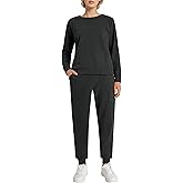Weintee Women's Petite Jogging Set Pullover Sweatshirt and Sweatpants 2 Piece Sweatsuits
