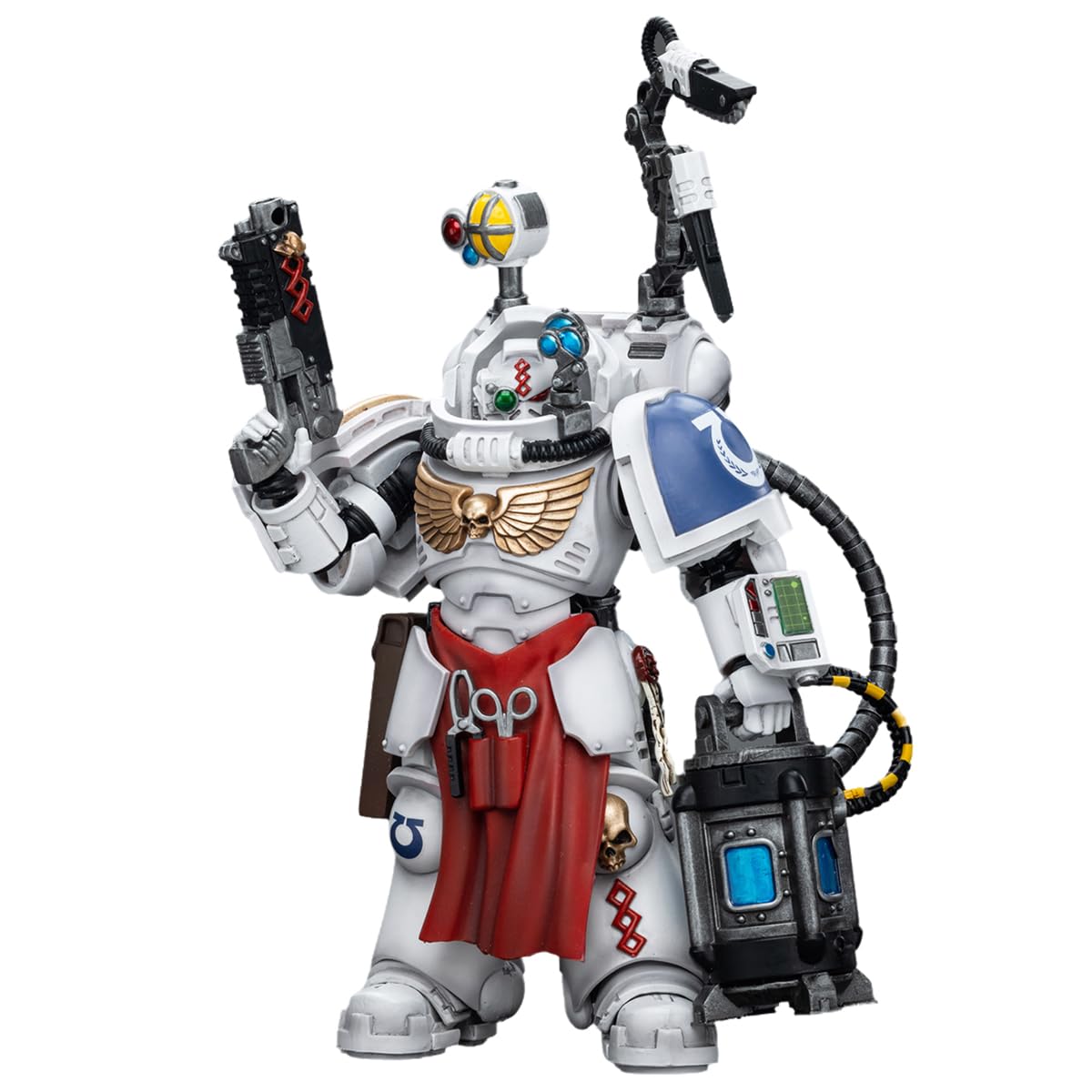 HiPlay JoyToy Warhammer 40K 1:18 Scale Collectible Figure: Uitramarines Apothecary Biologis Action Figures JT7219