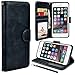 iPhone 6S Plus Case, iPhone 6 Plus Case, UrSpeedtekLive Luxury PU Leather Flip Wallet Case Cover with Card Slots Holder w/Magnetic Closer & Kickstand for Apple iPhone 6S Plus / 6 Plus - Dark