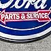 Officially Licensed Ford Genuine Parts & Service LED Sign, New Improved Now with 6' Wall Plug Cord! LED Light Rope That Looks Like Neon, Wall Decor for Bar, Garage, or Man Cave