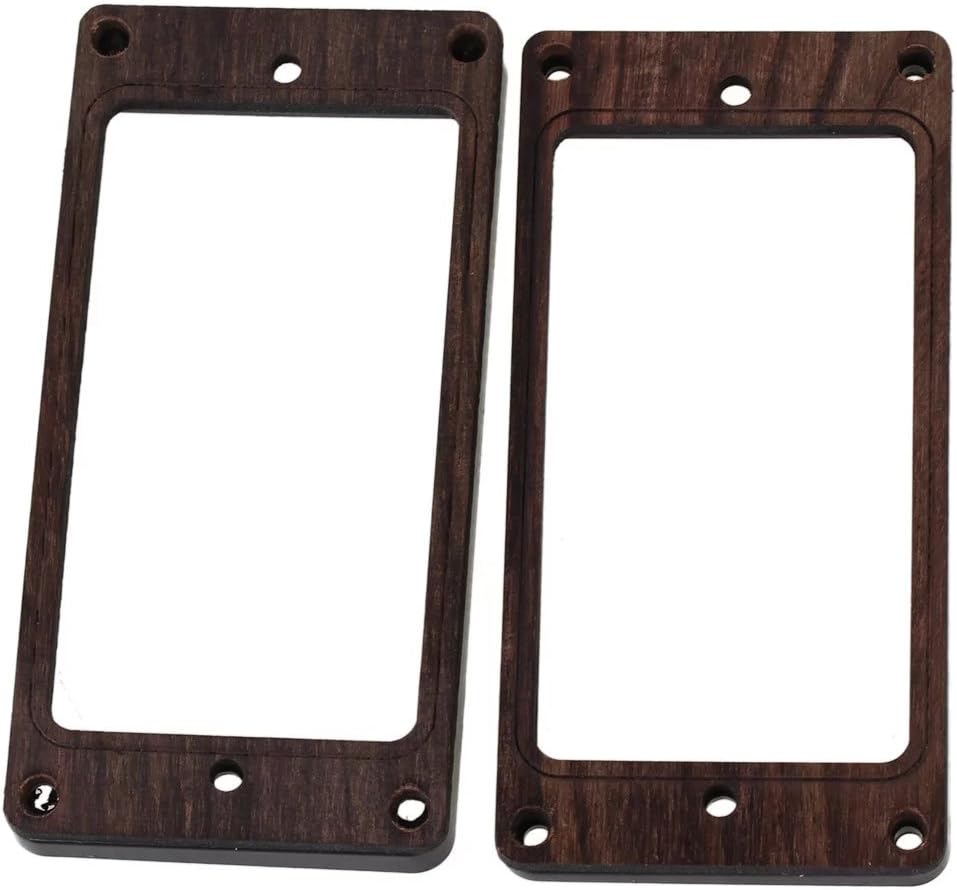 2pcs 9.2cm Rosewood Humbucker Pickup Mounting Ring Set Light Guitar Parts