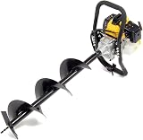 Fox 52cc Petrol Earth Auger Ground Drill Fence Post Hole Digger 2 Stroke Bits view 4