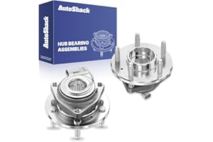 AutoShack Front or Rear Wheel Hub Bearing Assemblies Left & Right with ABS Replacement for 2000-2013 Chevrolet Impala 2006-20
