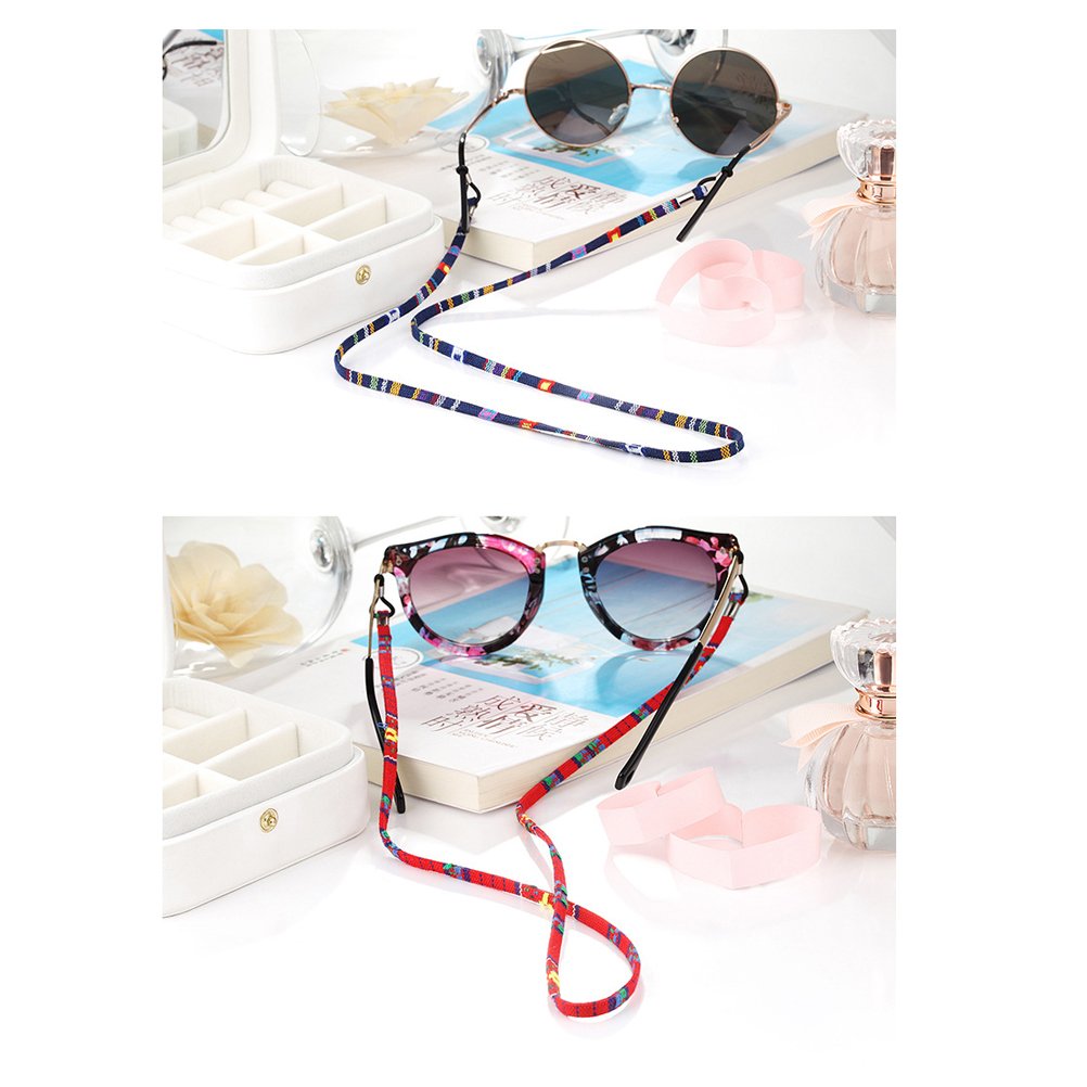 BESTOYARD Eyeglass Lanyard Sunglass Holder Strap 70cm Blue Green Red Pack of 3