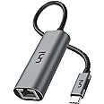 uni USB-C to Ethernet Adapter 2.5 Gbps, Blazing Fast Type-C(Thunderbolt 4/3 Compatible) to RJ45 Adapter, Sturdy Aluminum Gigabit Network Adapter, for MacBook Pro/Air 2023, Laptops, PC, NAS, etc.