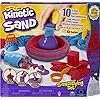 Kinetic Sand, Sandisfying Set with 906 g of Sand and 10 Tools, for Kids Aged 3 and Up