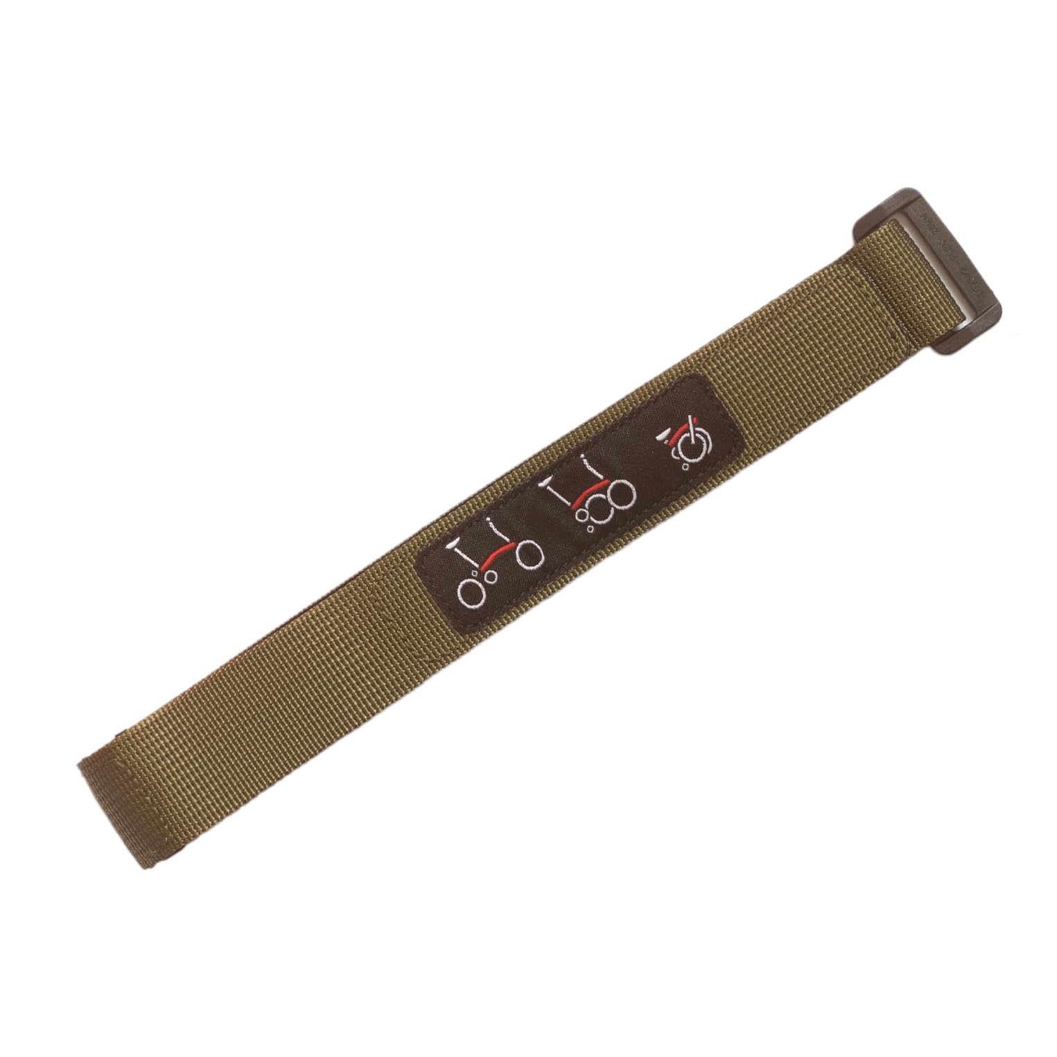 London Craftwork Velcro Holding Strap for Brompton Folding Bike Frame 2023 Design (Army green)