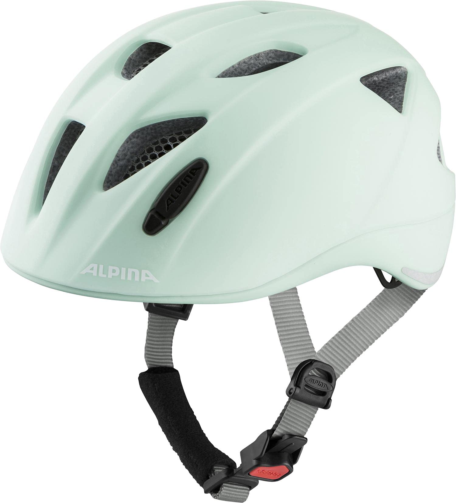 ALPINA Unisex - Children, XIMO L.E. cycling helmet, pastel-green matt, 47-51 cm