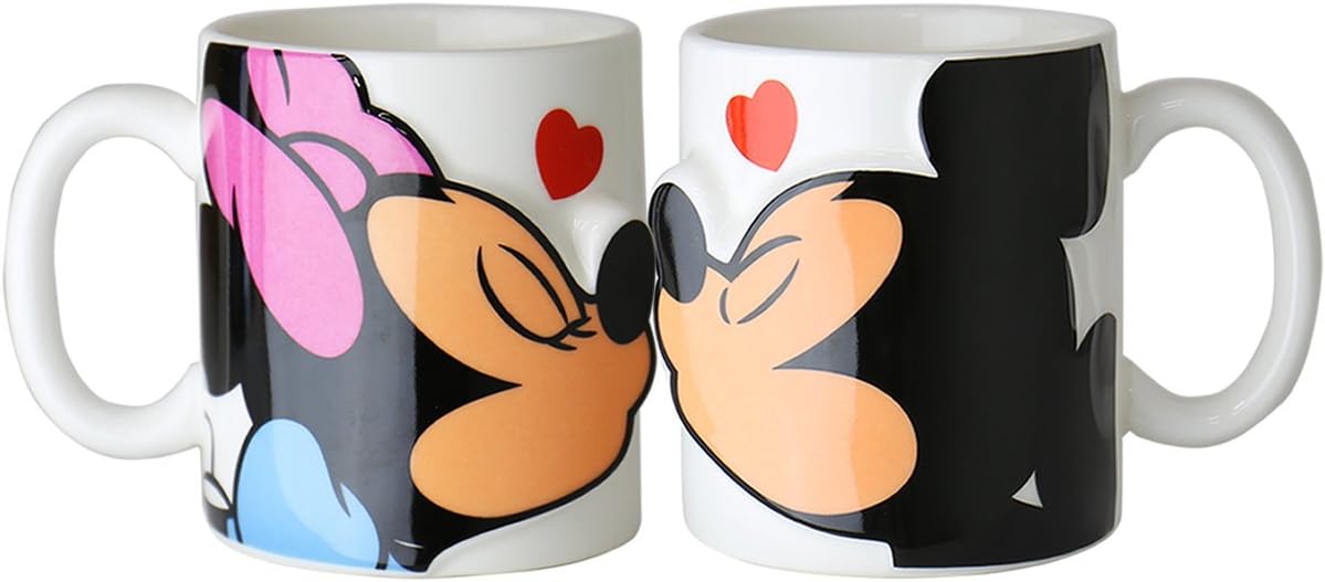 Amazon Co Jp 名入れ ディズニーペアマグカップ ミッキー ミニー ホーム キッチン
