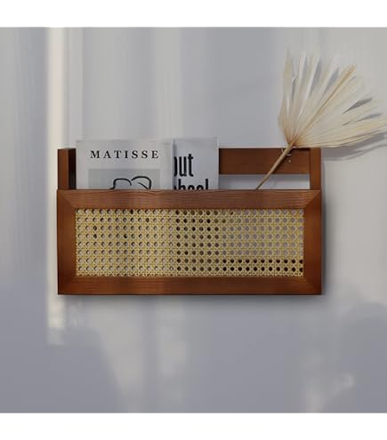 Touch Of Class Charleston Wand-Organizer – Metall, Bronze/Gold, 33x12,7x48,3 Cm Für Post & Zeitschriften