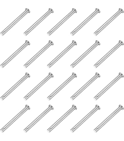 Single Hole Clevis Pins Carbon Steel Galvanized Flat Head Quick Release - View #3