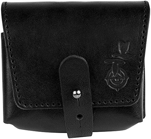 BRONZEDOG Leather Shell Holder Waist Ammo Wallet Durable Cartridge Belt .30-30 .308 Caliber Hunting Accessories (Black) - Thumbnail 2
