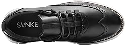 SVNKE Men's Dress Sneakers Fashion Brogue Casual