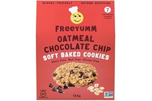 FREEYUMM Oat Chocolate Chip Cookies, 154 GR