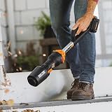 WORX Nitro WG543E 18V Cordless Leaf Blower 20V Max Brushless 4.0Ah Battery view 4