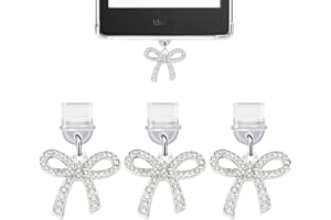 Charms for Kindle, Dust Plug Charm Compatible with Kindle with Type C Charging Port, Coquette Gift for Book Lover Readers Men