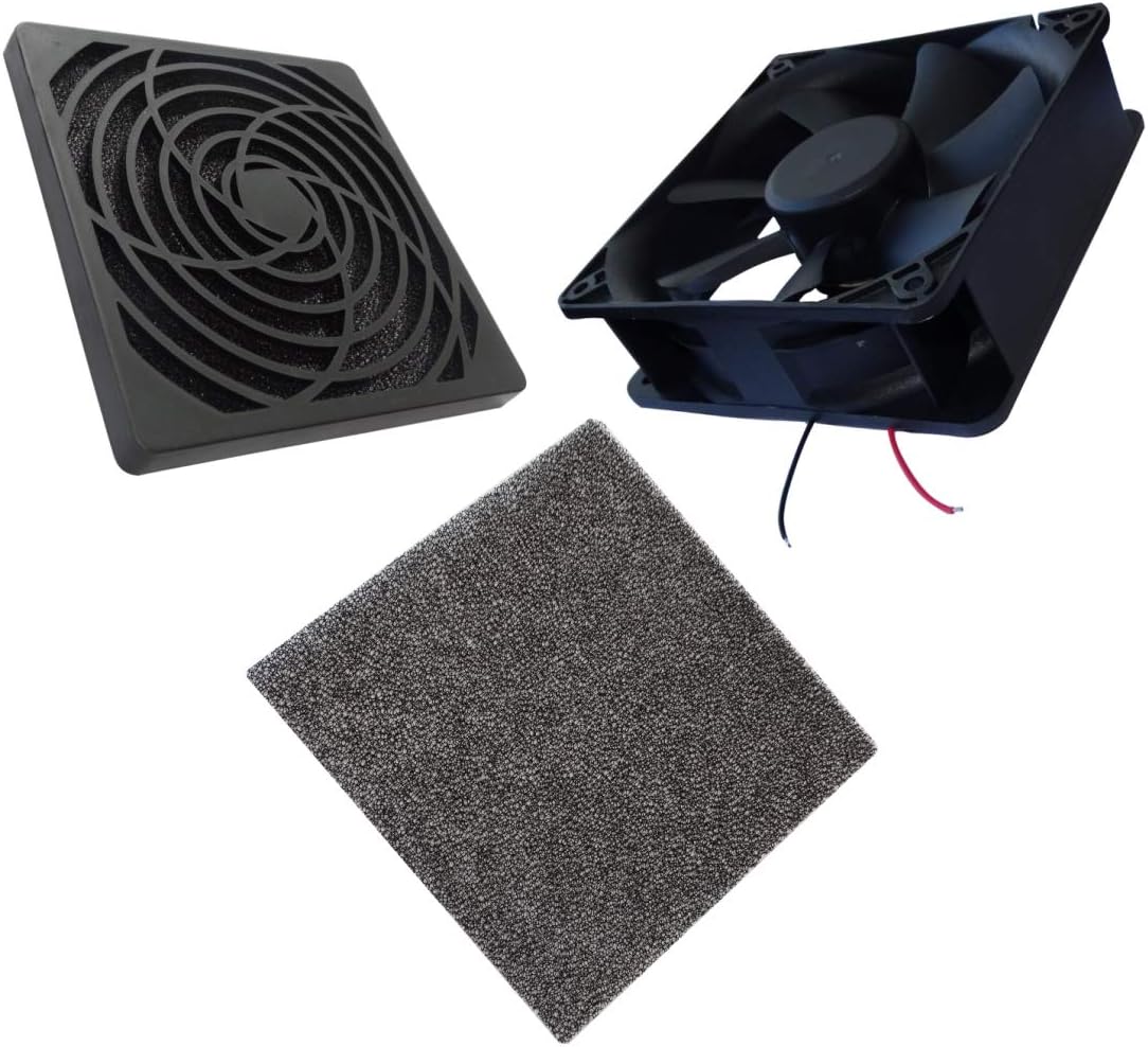 AERZETIX PC Computer Case Fan Grille Filter 120x120x38mm