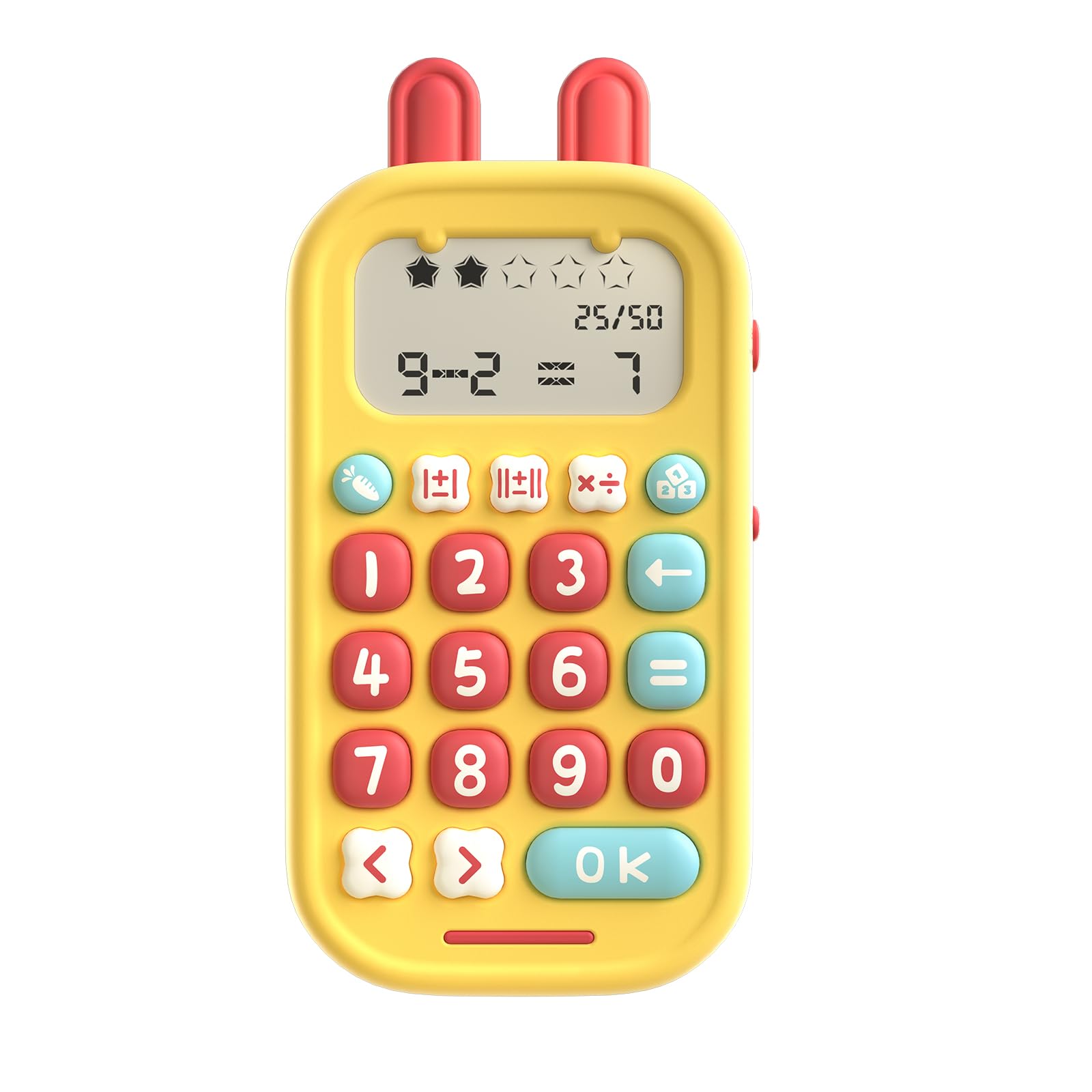 Photo 1 of alilo Math Games for Kids Ages 5-12, Portable Math Toys for Practicing Addition, Subtraction, Multiplication and Division, Fun Educational Toy with 5 Modes, 19 Math Games, and 50K Math Questions