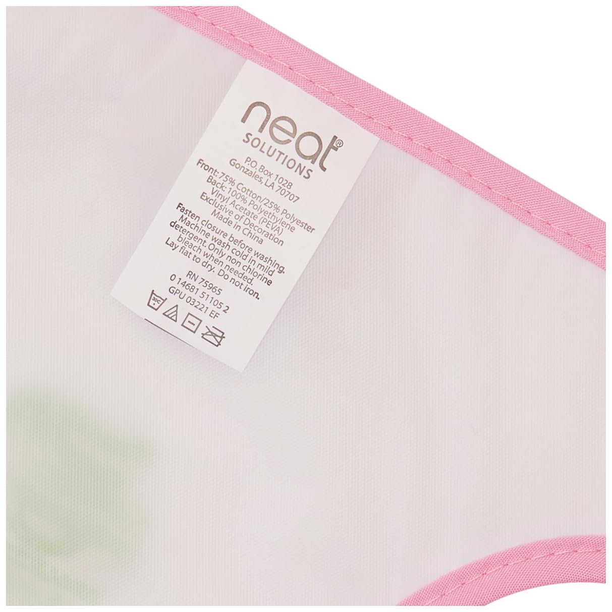 Neat Solutions Water Resistant Bib Set, 10 count, Girl