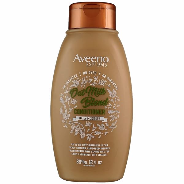 AVEENO OAT MILK BLEND MOISTURIZING CONDITIONER, ULTRA-HYDRATING, FOR DRY, DAMAGED HAIR, 12 FL OZ