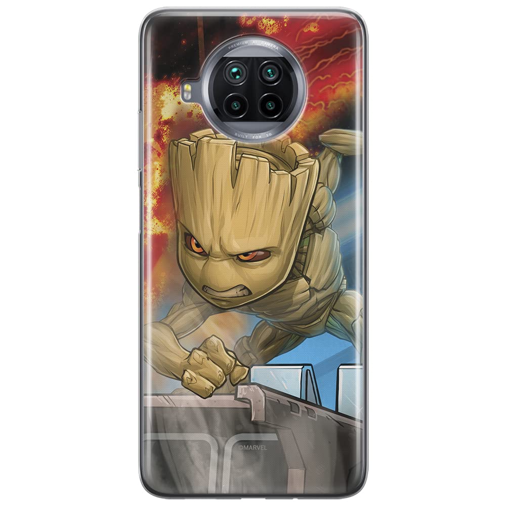 ERT GROUP mobile phone case for Xiaomi MI 10T LITE/REDMI NOTE 9 PRO 5G original and officially Licensed Marvel pattern Groot 003 optimally adapted to the shape of the mobile phone, case made of TPU — image 1