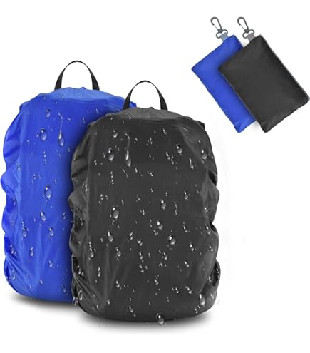 Gotetiso Housse Sac à Dos Imperméable Réfléchissante 30-40L Housse