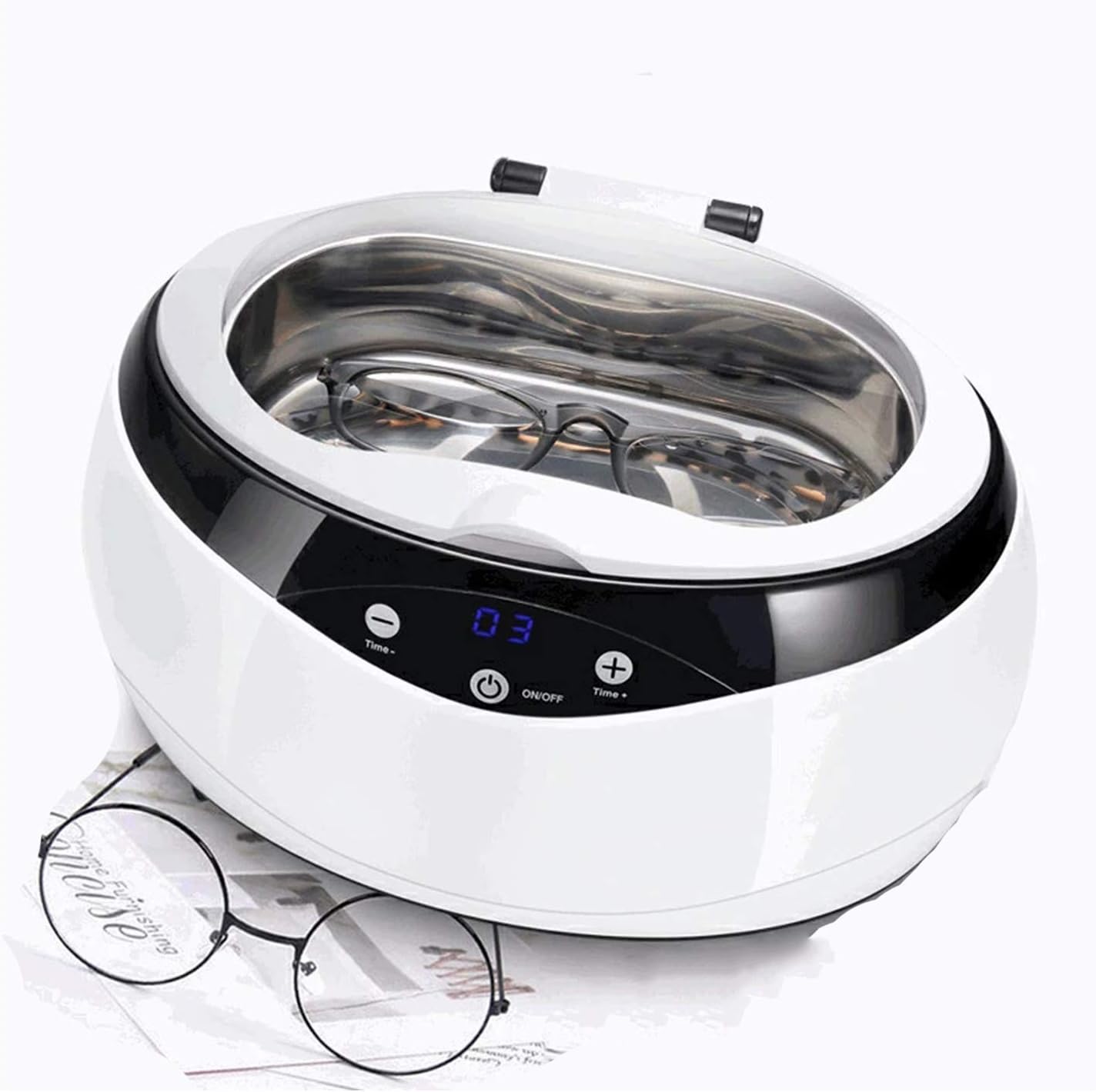 Ultrasonic Cleaner, 650ml, 40khz, Portable Ultrasonic Cleaner
